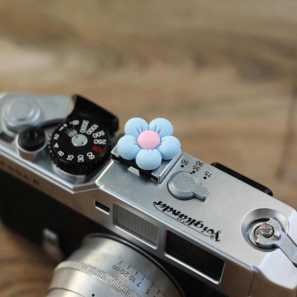Macro Photography Lighting Kit - カメラホットシューカバー素敵な漫画の花キャップキヤノンニコンソニー富士 XT50 XT5 オリンパスペンタックス写真デジタル一眼レフアクセサリー