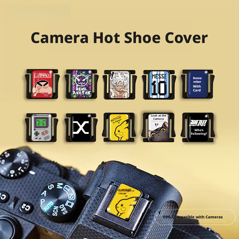 Macro Photography Lighting Kit - ユニバーサルカメラホットシューカバー金属ダストキャッププロテクター、ソニー、富士フイルムXS20、XT30、ニコンZ8、写真撮影アクセサリーに対応