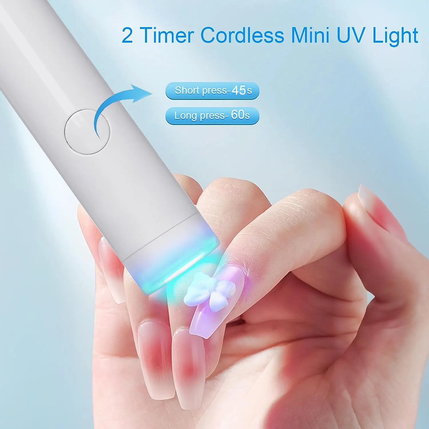 便利な充電式ネイルドライヤー UV LED ハンドヘルドラン - Photography Lighting Gel のレビューと価格