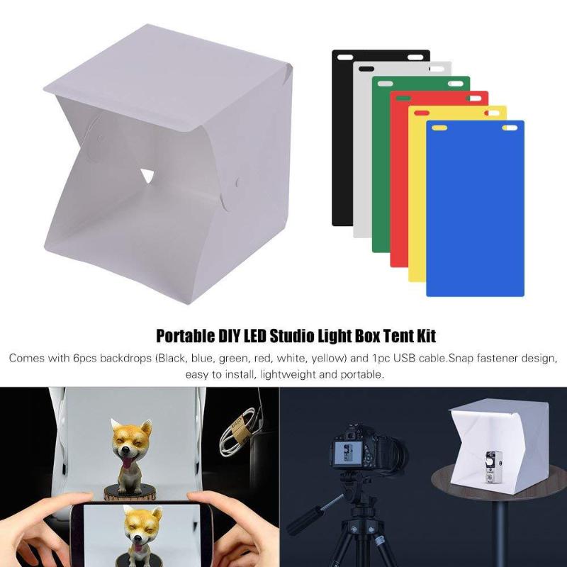 【C】ポータブルLEDフォトスタジオライトボックス折りたたみ - Photography Lighting Tent のレビューと価格