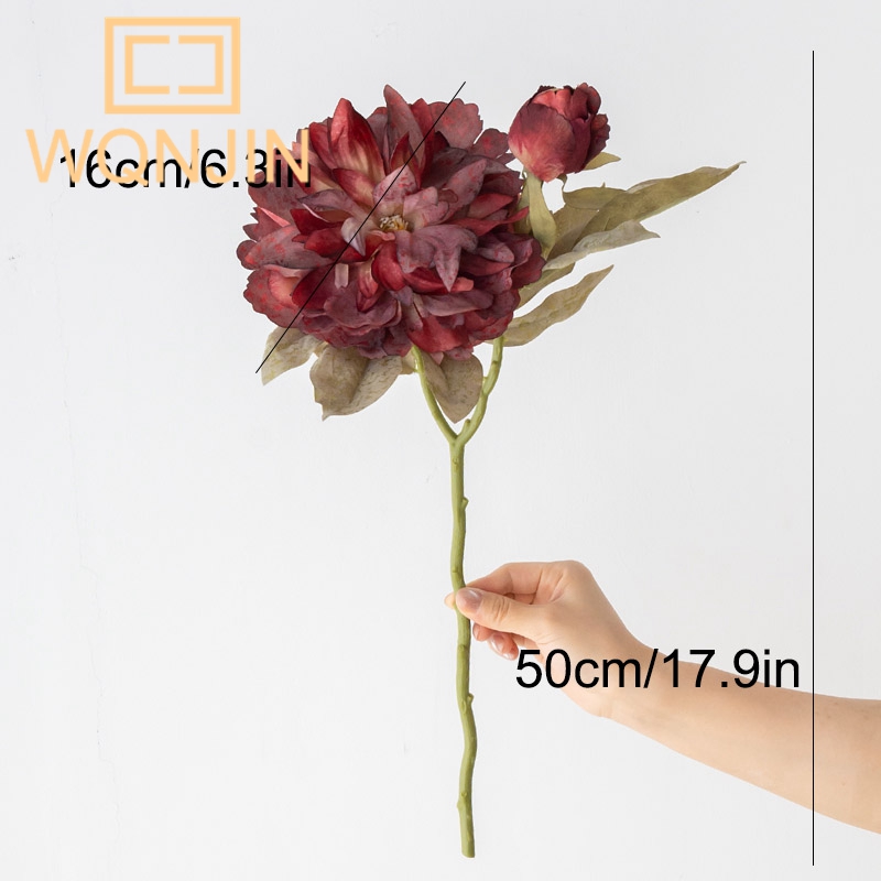 1PC ライトラグジュアリー 2 ヘッドビッグ牡丹シミュレー - Photography Artificial Lighting のレビューと価格