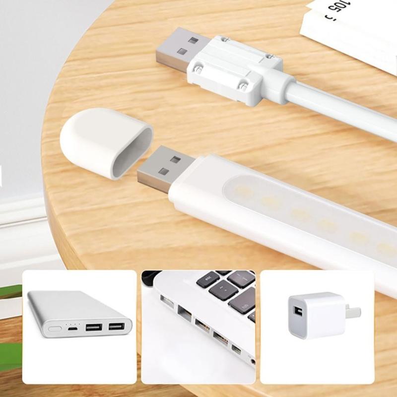USB LED ナイトライト 8LED ブックランプ延長ポー - Photography Lighting Book のレビューと価格