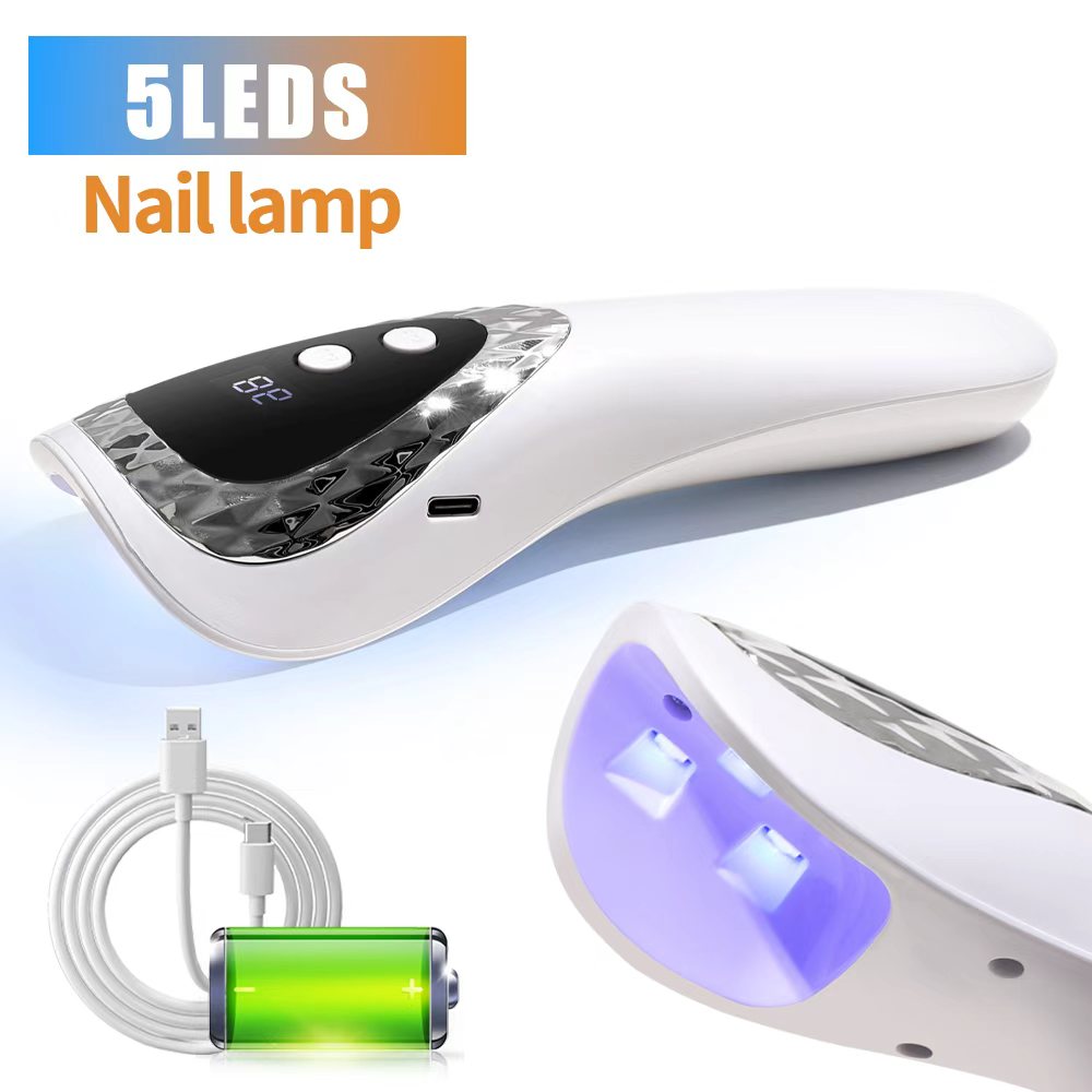 ハンドヘルド UV LED ランプ爪乾燥ランプ充電式ミニマニ - Photography Lighting Gel のレビューと価格