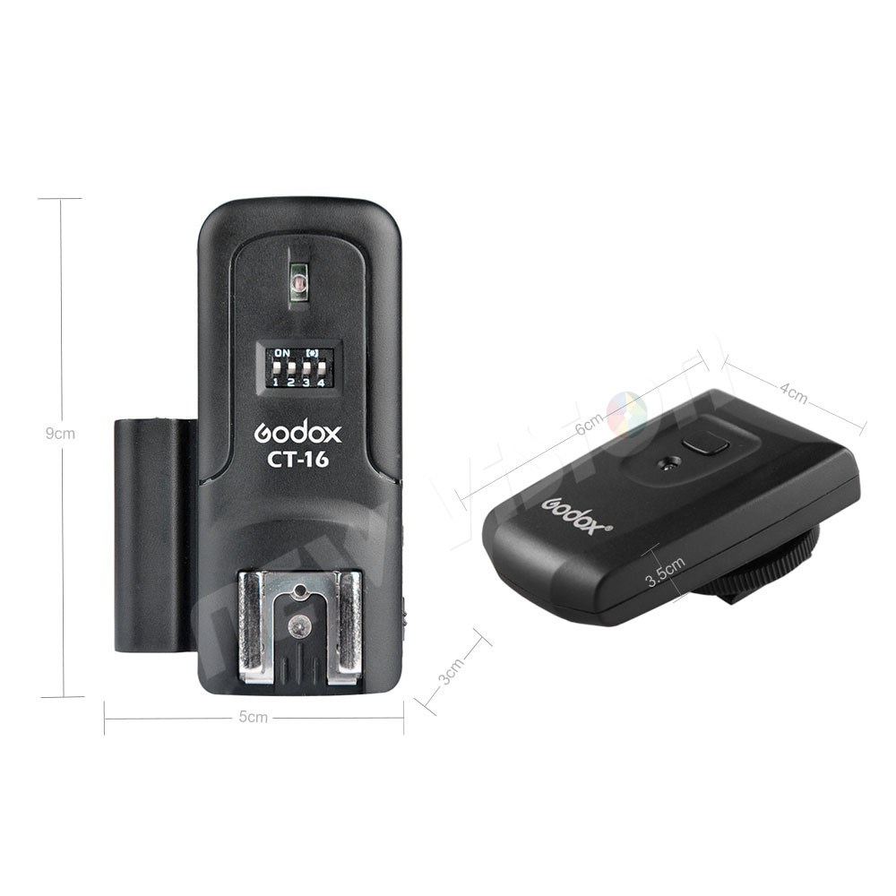 Godox CT-16 16チャンネル ワイヤレスラジオフラ - Macro Photography Lighting Kit のレビューと価格