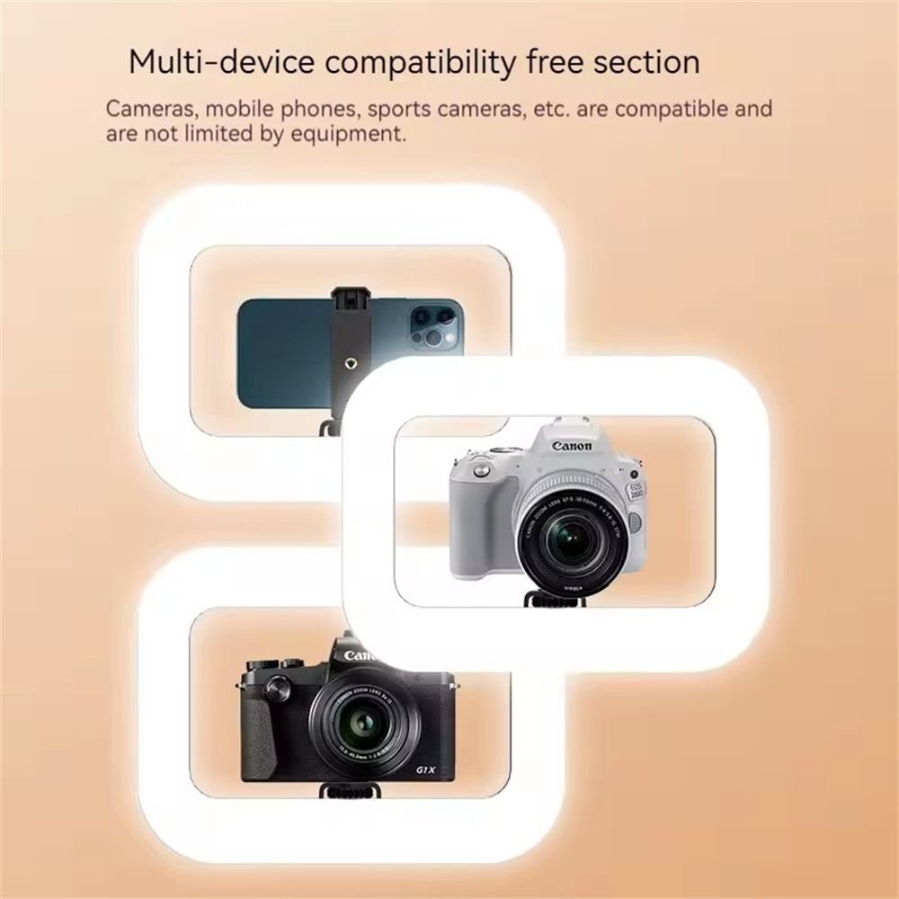 ロレタ ハンドヘルドリングLED充電式携帯電話ライブ放送撮影 - Photography Artificial Lighting のレビューと価格