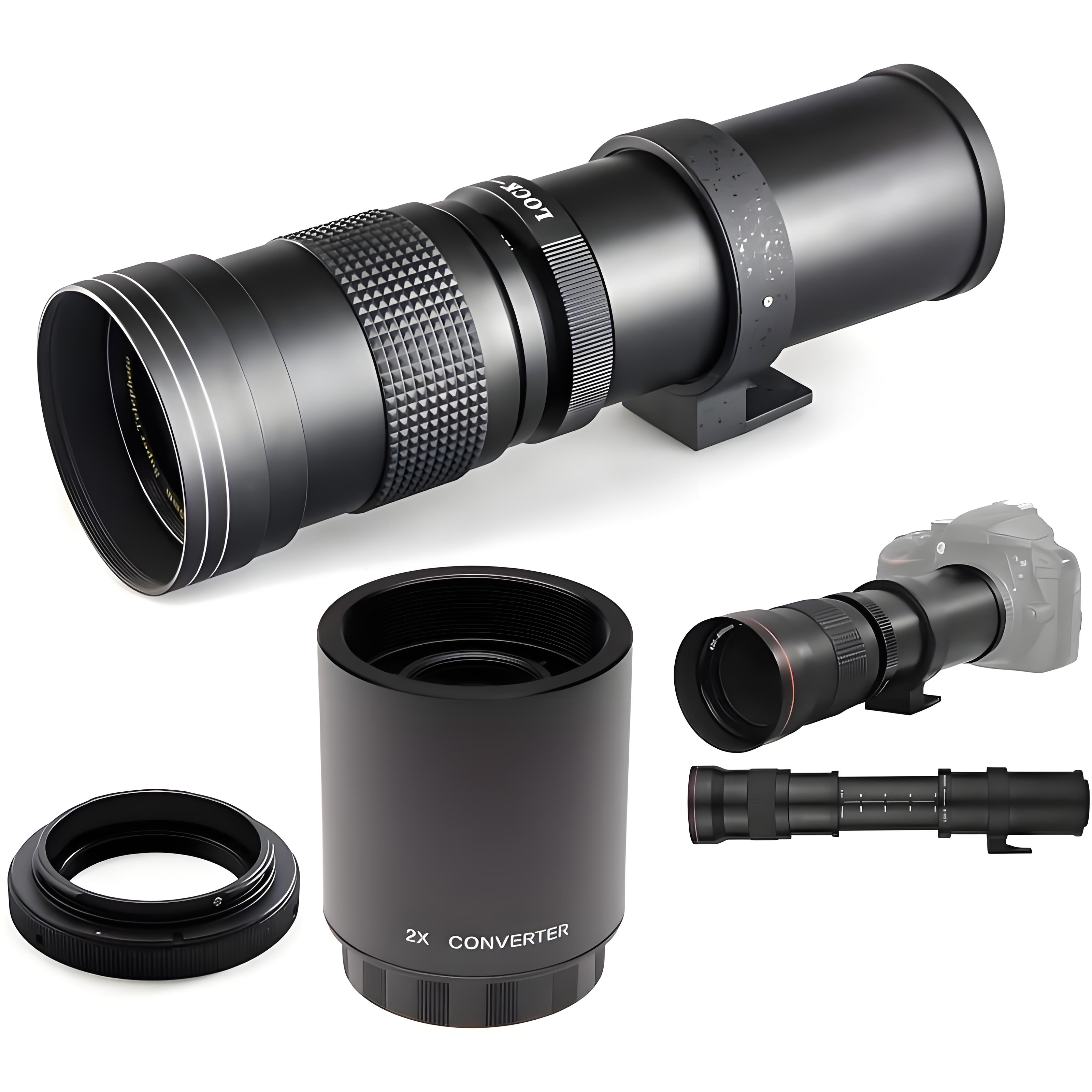 420-1600mm F8.3 フルフレーム中望遠ズームレン - Macro Photography Lighting Kit のレビューと価格