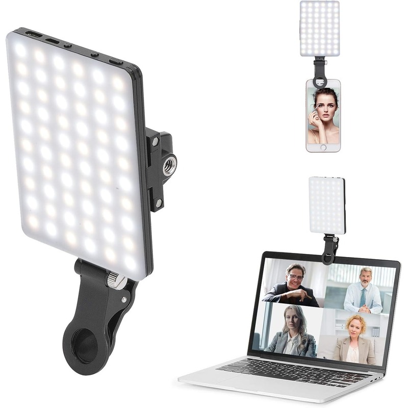 LEDポータブルクリップオン自撮りライト; ビデオ会議用照明 - Photography And Videography Lighting のレビューと価格