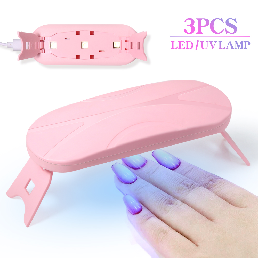 LULAA 折りたたみ式ミニ UV LED ネイルランプ ポ - Photography Lighting Gel のレビューと価格