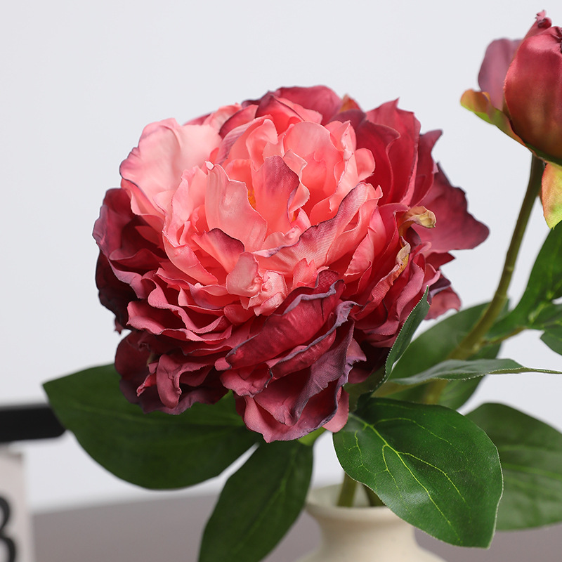 1PC レトロ 2 ヘッド牡丹シミュレーションフラワーライト - Photography Artificial Lighting のレビューと価格