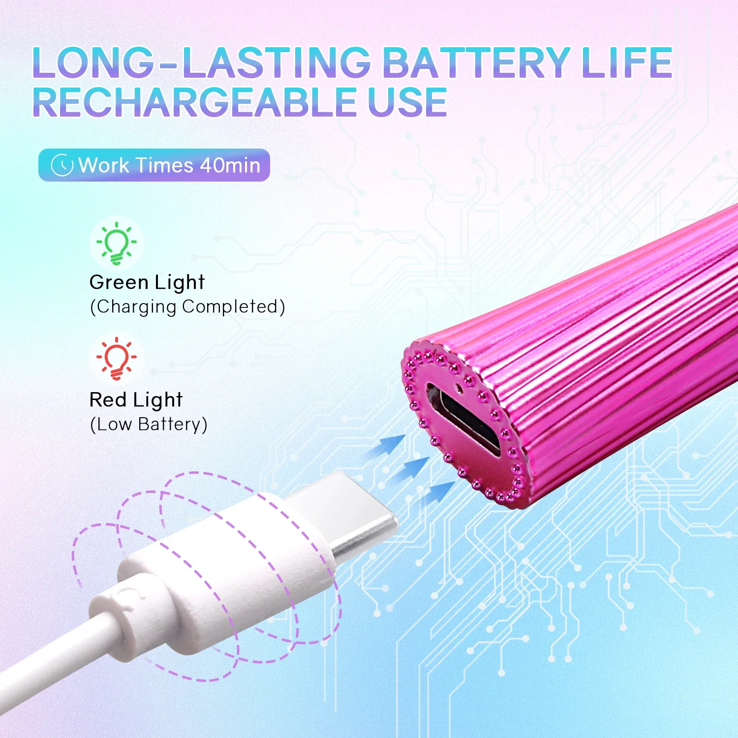 ミニUVジェルネイルドライヤー,充電式ランプ,ポータブル,ワ - Photography Lighting Gel のレビューと価格