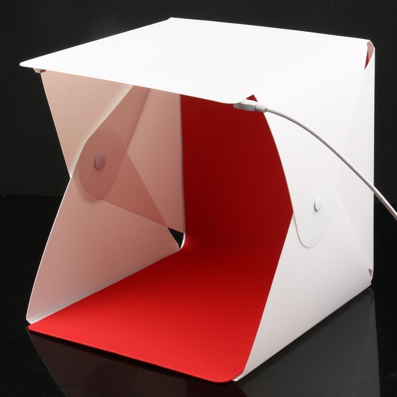 ポータブルLEDフォトスタジオライトボックス折りたたみ式写真 - Photography Lighting Tent のレビューと価格