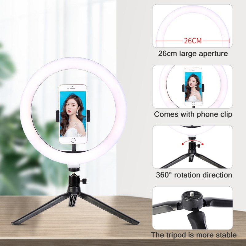 26 センチメートル 10 インチ Led リング Self - Macro Photography Lighting Kit のレビューと価格