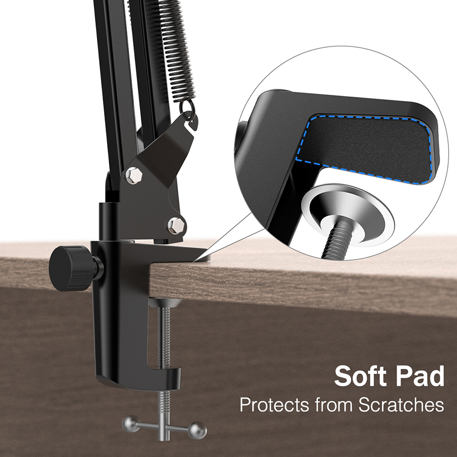 FIFINE マイクアームブーム、高耐久クランプ付き調整可能 - Boom Arm Stand のレビューと価格