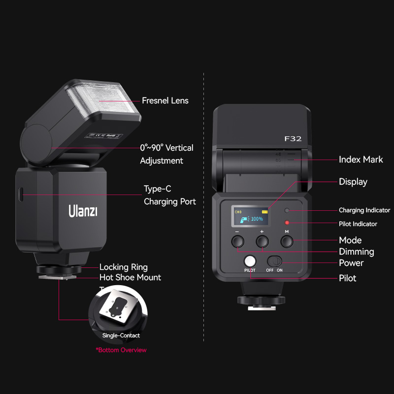 カメラフラッシュUlanzi-F32,ワイヤレス,カメラ,牡 - Photography And Videography Lighting のレビューと価格