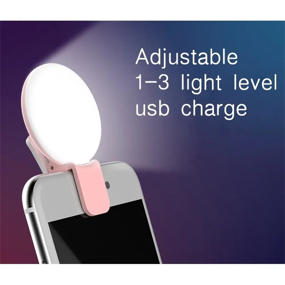 携帯用ミニ自撮りリングライト、LEDランプ、USB充電式、写 - Photography Lighting Tent のレビューと価格