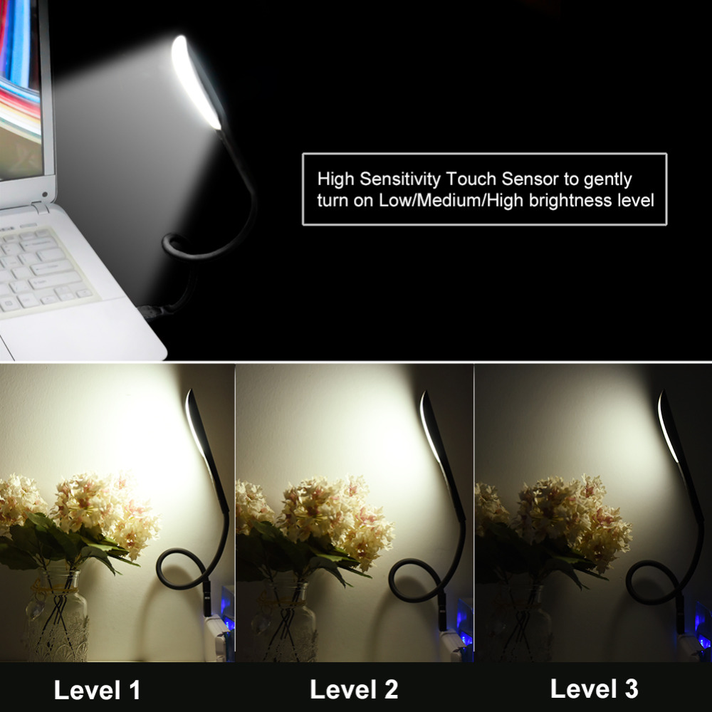 ミニポータブルLEDラップトップライト,タッチセンサー,調節 - Photography Lighting Book のレビューと価格