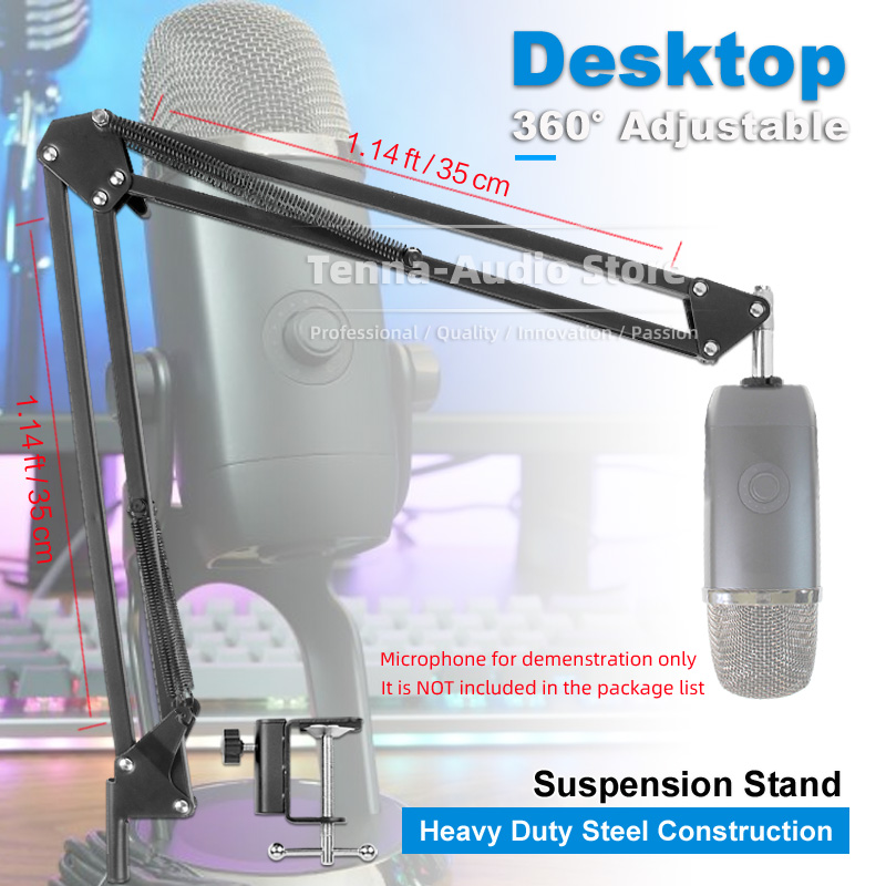 マイク内蔵アーム付きデスクトップマウント顕微鏡,yti x  - Boom Arm Stand のレビューと価格