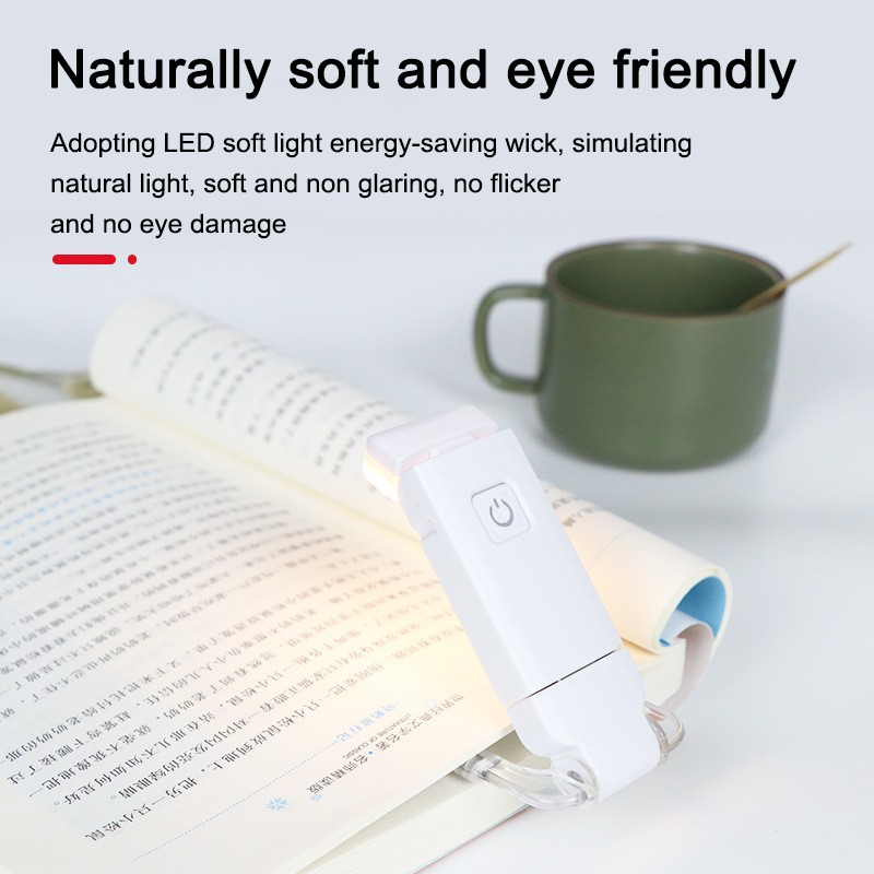 LED USB 充電式ブックライト読書灯目の保護ナイトライト - Photography Lighting Book のレビューと価格