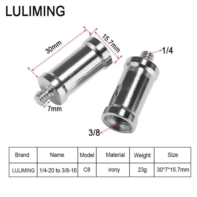 3/8 から 1/4 3/8 インチ写真撮影ライトブラケット - Photography Lighting Reference のレビューと価格