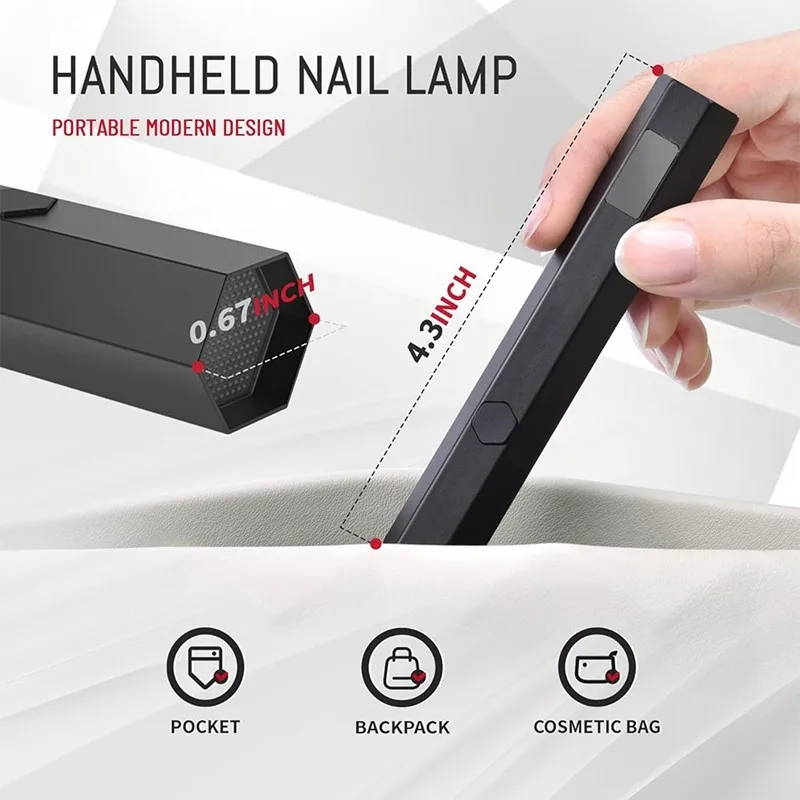 360 °   回転式UVライトランプ、ポータブルミニUV  - Photography Lighting Gel のレビューと価格