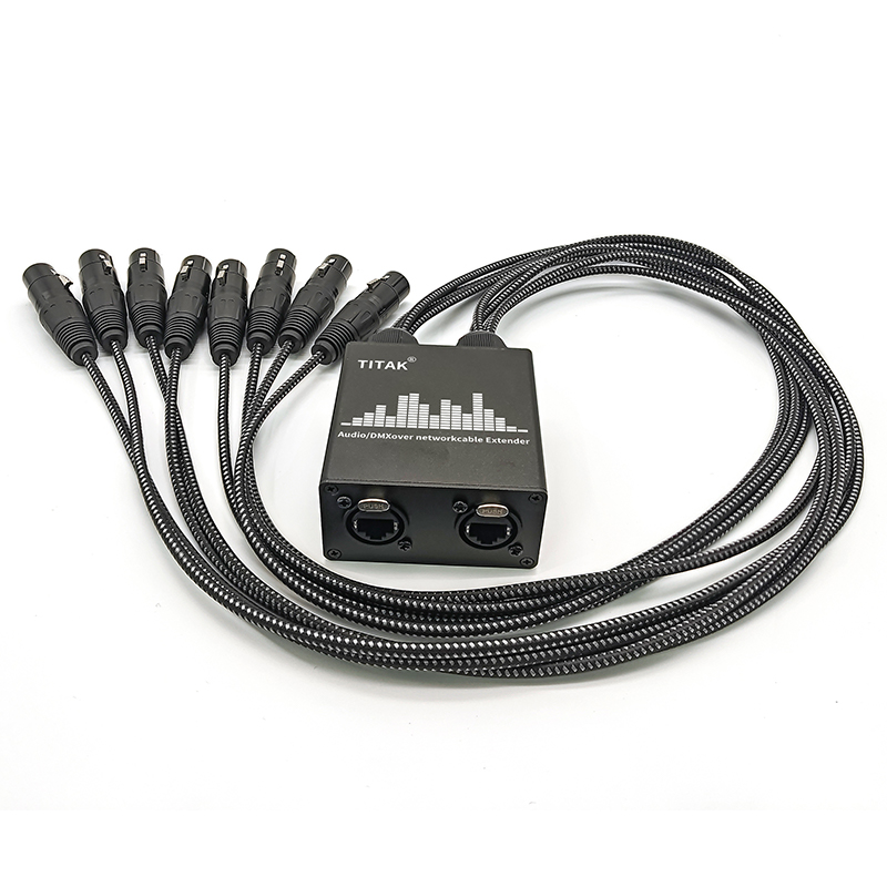 8チャンネルXLRスネークケーブル。RJ45接続で、ステージ - Photography Lighting Uk のレビューと価格