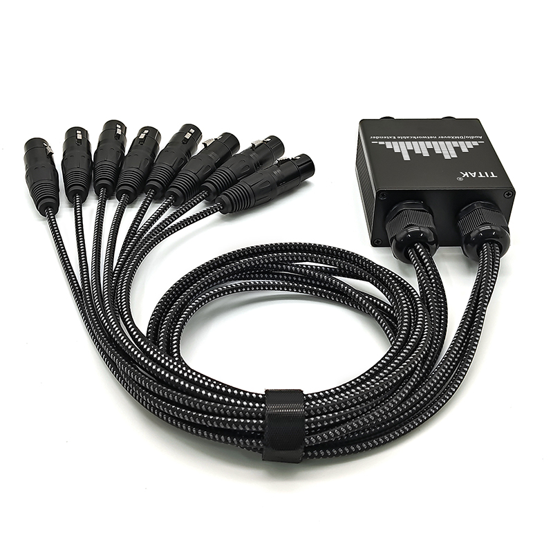 8チャンネルXLRスネークケーブル。RJ45接続で、ステージ - Photography Lighting Uk のレビューと価格