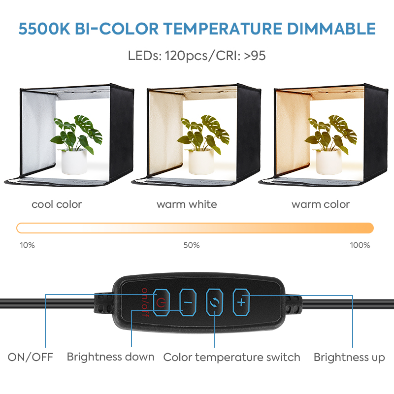 折りたたみ式フォトスタジオライトボックス、LEDライトリング - Photography Lighting Tent のレビューと価格