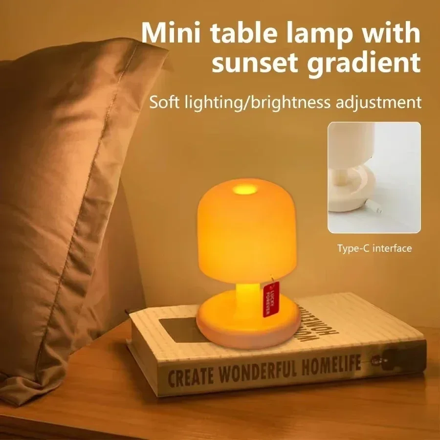 ミニサンセットナイトライト、クリエイティブなLEDテーブルラ - Photography Lighting Book のレビューと価格
