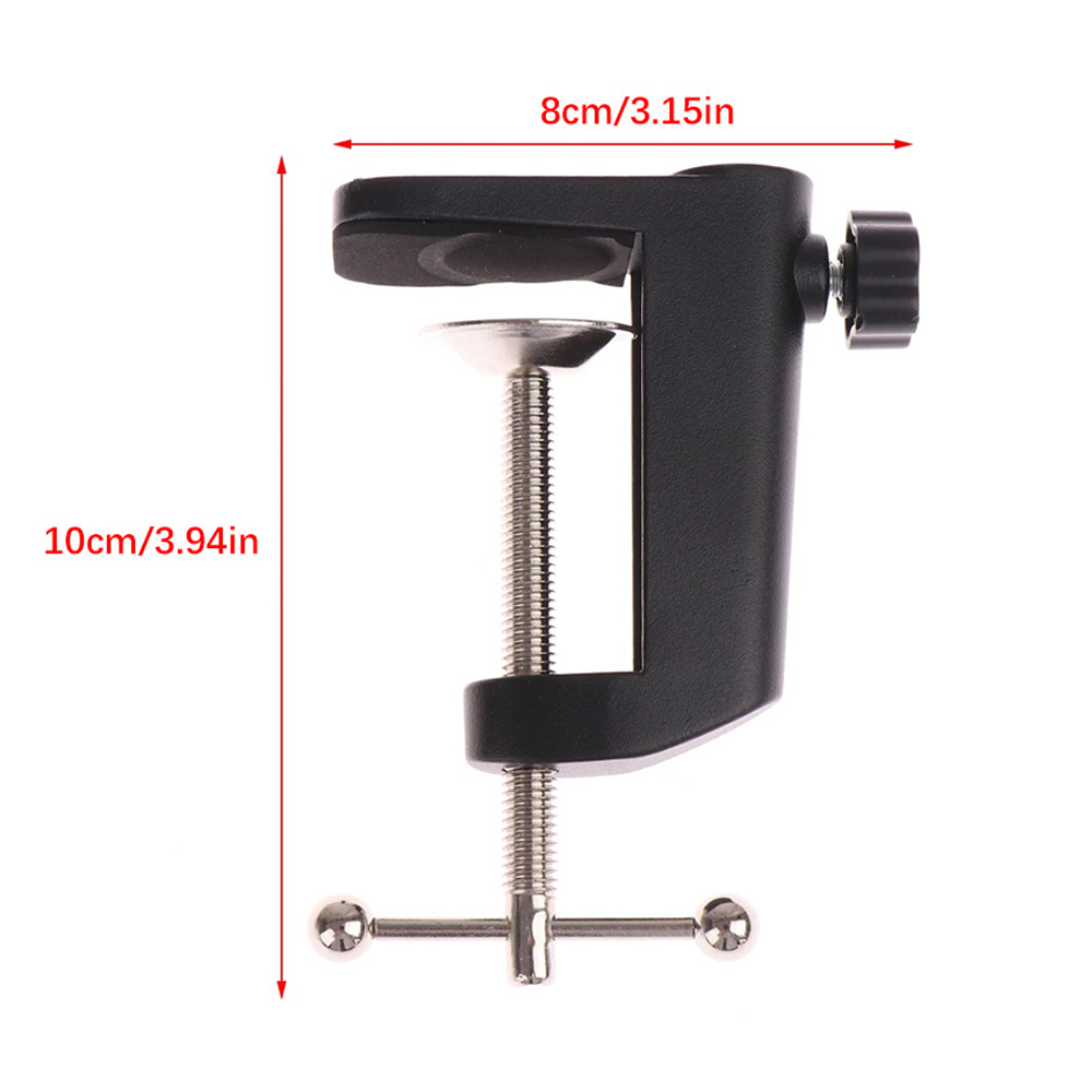 デスクテーブルマウントクランプ C型クリップ — マイクサス - Boom Arm Stand のレビューと価格