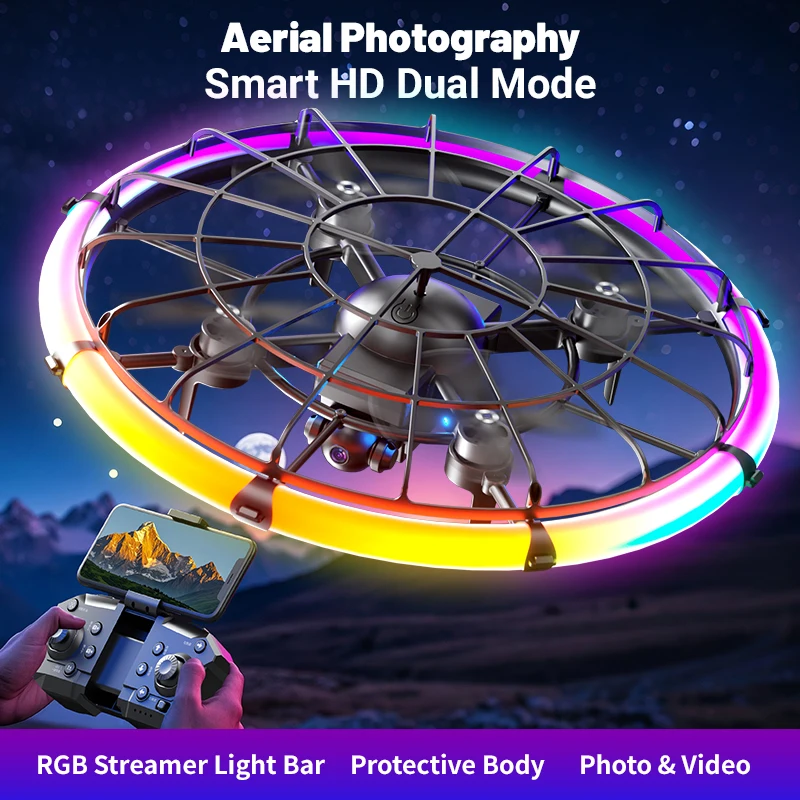 JJRC H145 UFO RCドローン、デュアルHDレンズ - Photography Lighting Box のレビューと価格