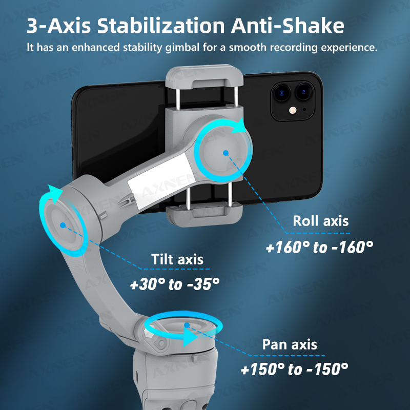 スマートフォン用ハンドヘルド3軸ジンバルスタビライザー、iP - Photography And Videography Lighting のレビューと価格