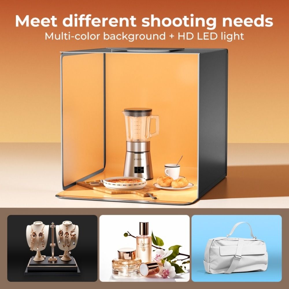 45/65cmスタジオLEDライトボックス折りたたみ式リング - Photography Lighting Box のレビューと価格