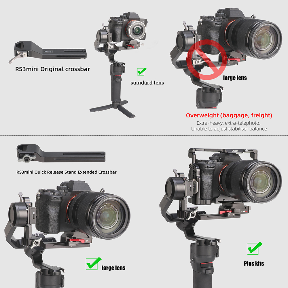 Fotga-dji ronin rs3用延長バー,ミニコール - Photography And Videography Lighting のレビューと価格