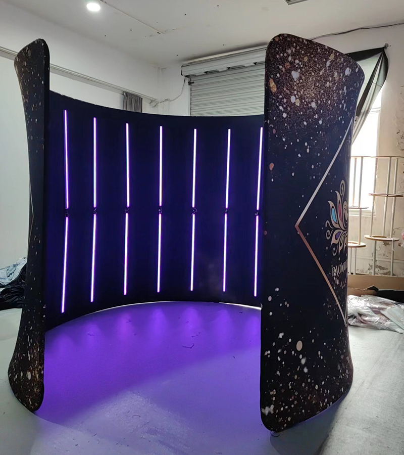 360フォトブースエンクロージャー、無料カスタムロゴ背景幕テ - Photography Lighting Tent のレビューと価格