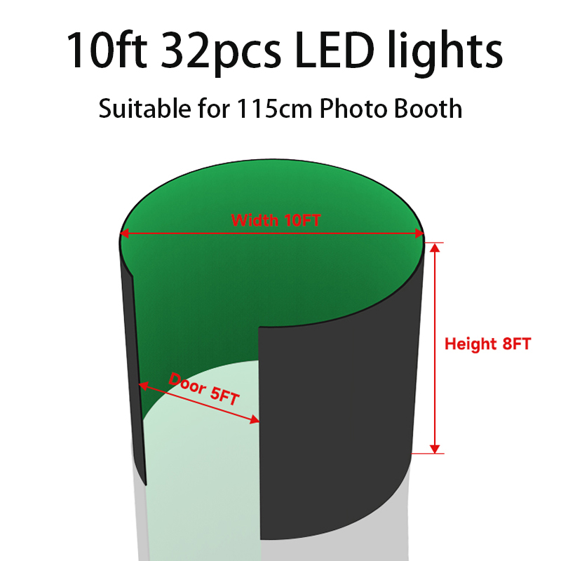 360フォトブースエンクロージャー、無料カスタムロゴ背景幕テ - Photography Lighting Tent のレビューと価格