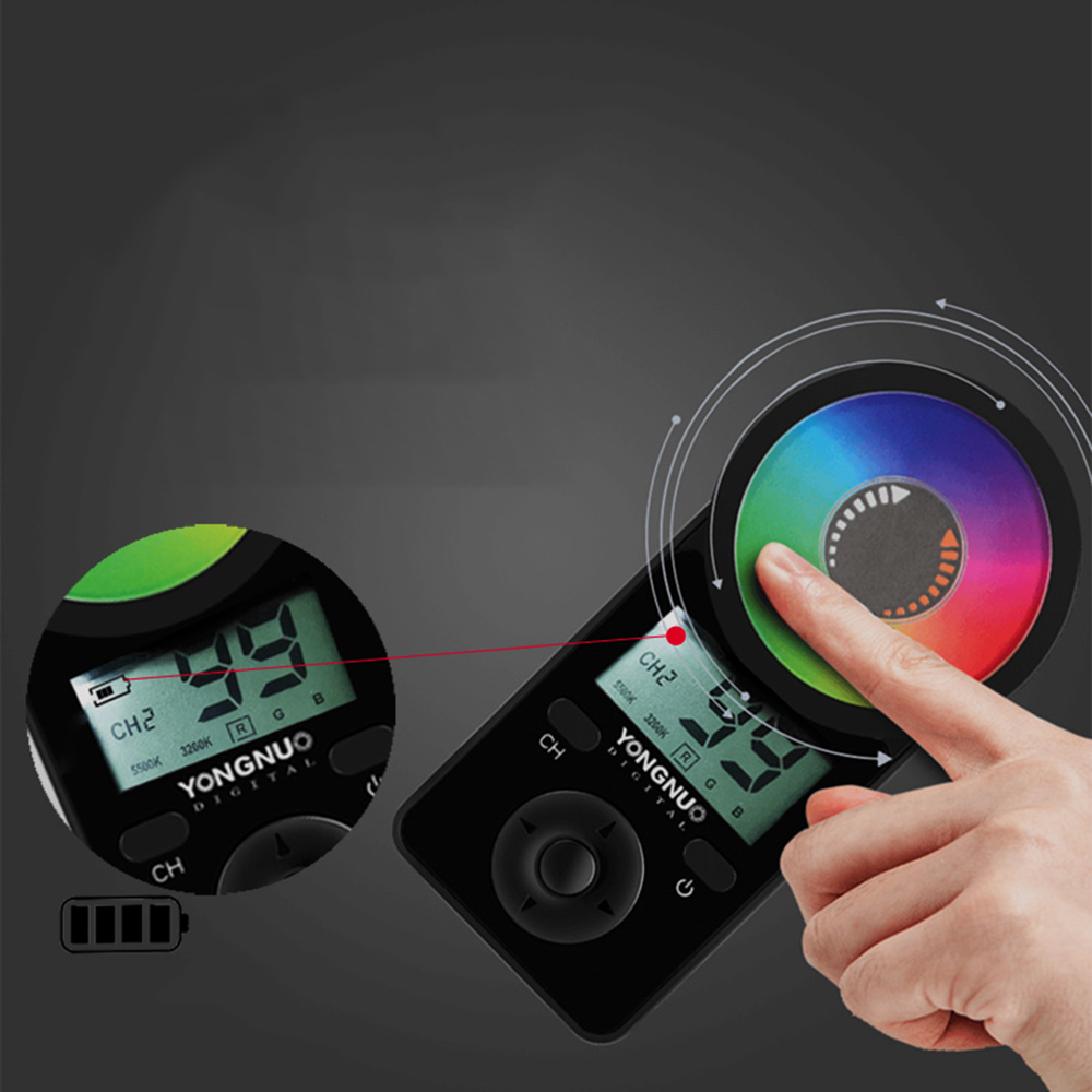 Yongnuo オリジナル RGB リモコンワイヤレスコント - Macro Photography Lighting Kit のレビューと価格